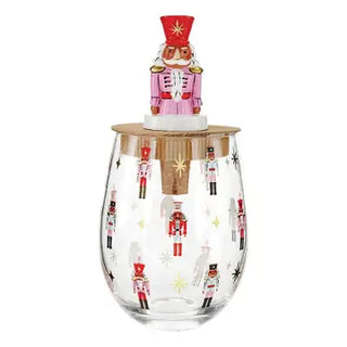 Nutcracker Glasses with Stopper