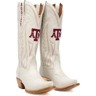 The Carrie Gameday Boots-Ivory(T A&M)