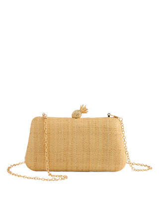 clutch with pineapple closure