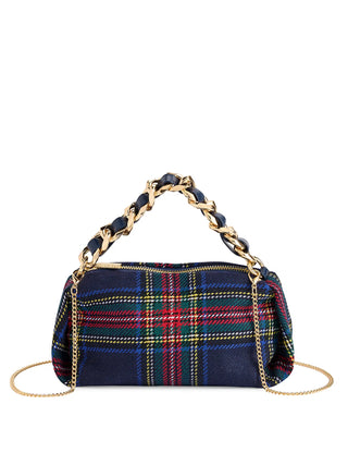 The Scottie Top Handle Bag-Navy