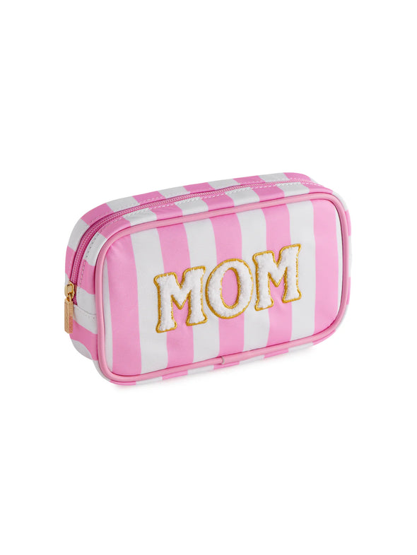 The Mom Zip Pouch-Pink