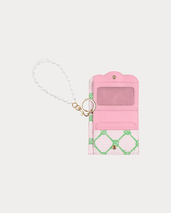 (Lilly Pulitzer) Snap Card Case-Butterfly Trellis