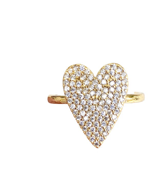 Medium Heart Ring-Gold