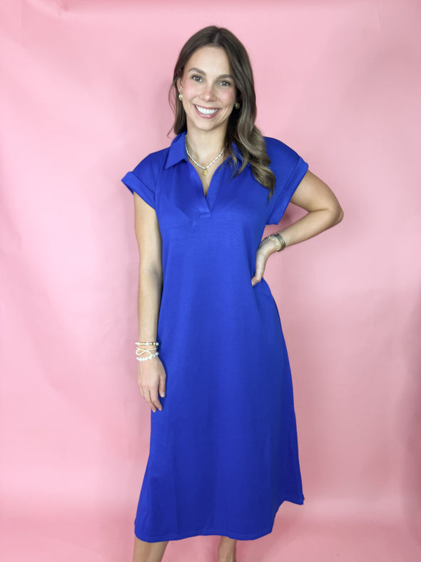 The Heather Midi Dress-2 Colors