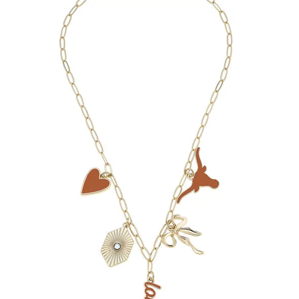 The Gameday Clip Necklace-Multiple Schools