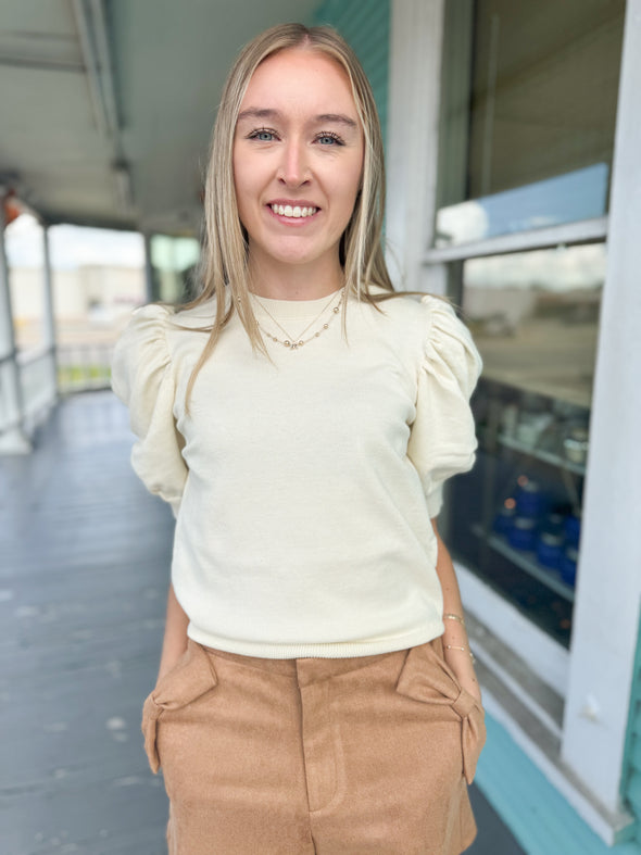 (THML) The Clemons Suede Shorts-Chocolate