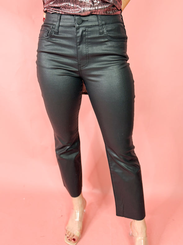 The Kelsey High Rise Ankle Flare-Black