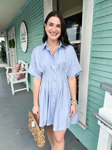 The Millie Button Dress-2 Colors