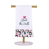 The Deck the Halls Towel-White
