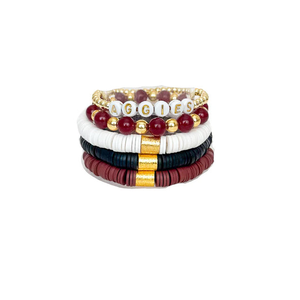 The Gameday Bracelet Stacks-Multiple Schools