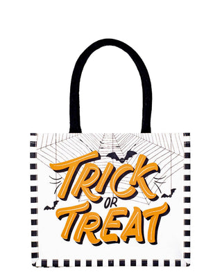The Trick or Treat Gift Tote-White