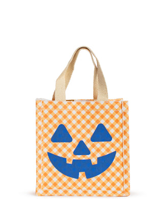 The Jack-O-Lantern Petite Gift Tote-White