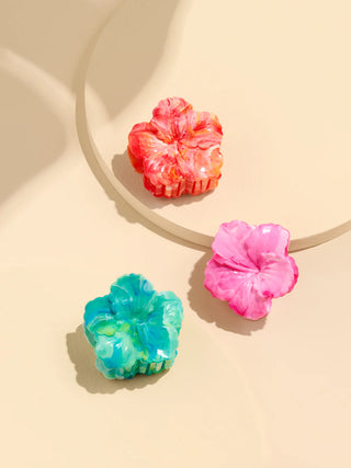 The Hibiscus Claw Clip-3 Colors