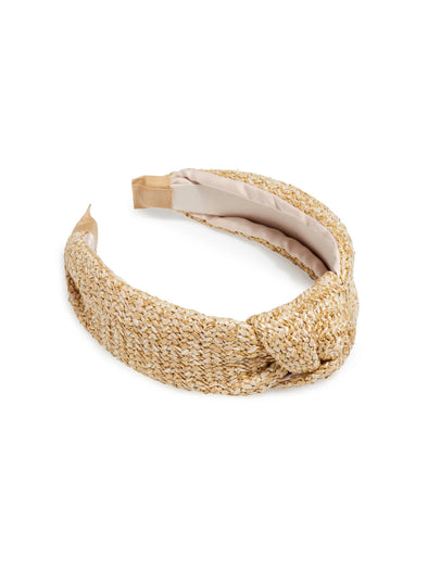 The Woven Headband-Natural