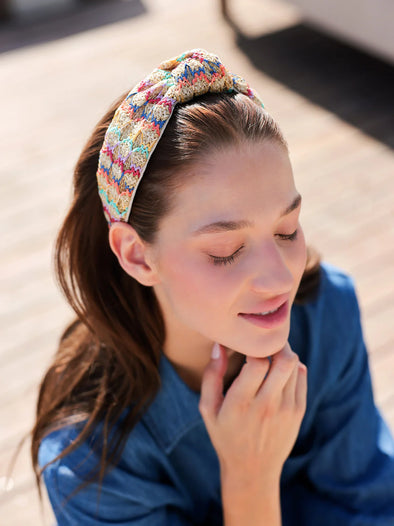 The Paper Woven Headband-Multi