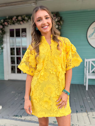 (Buddylove) The Lulu Mini Dress-Yellow