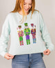 The Candy Cane Nutcracker Sequin Sweatshirt-White
