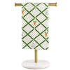 The Trellis Boxwood Bunny Hand Towel-Cream