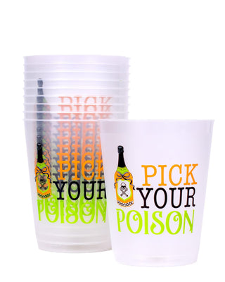 The Pick Your Poison Cups-Orange