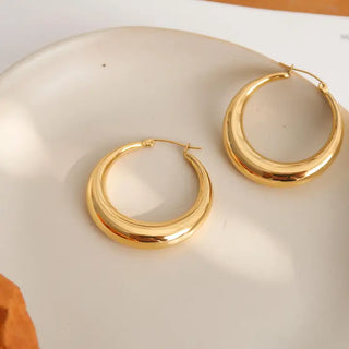 The Galene Classic Hoop-18k Gold