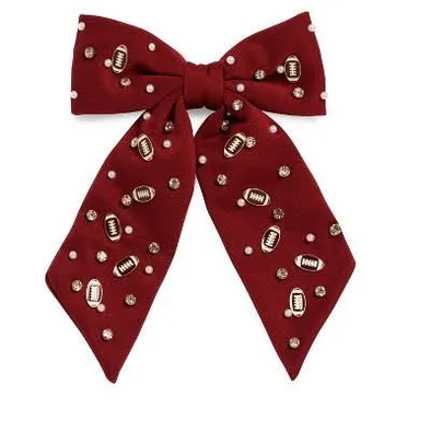 Game Day Charms Bow Clip