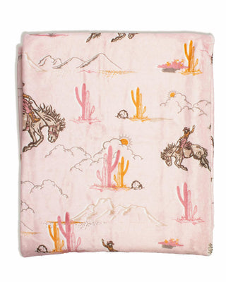 The Howdy Hunny Throw -Pink