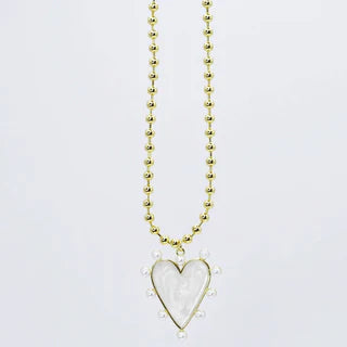 Heart of Pearls Necklace
