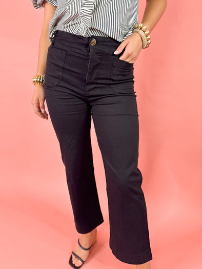 The Carson Pant-Black