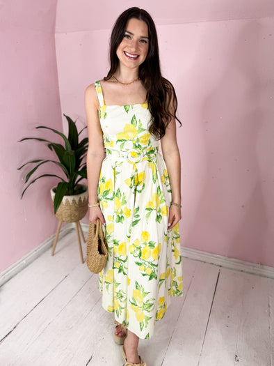 The Zesty Maxi Dress-Yellow
