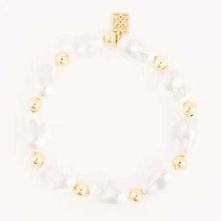 The Jade Beaded Bracelet-Pearl