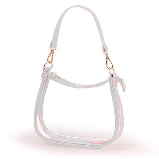 The Clara Clear Purse-White