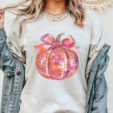 The Disco Pumpkin Tee-White