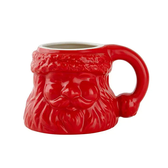 Santa Face Mug-Red