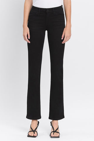 The Paulina Bootcut Jean-Washed Black
