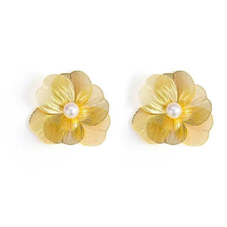The Golden Bloom Stud-Gold