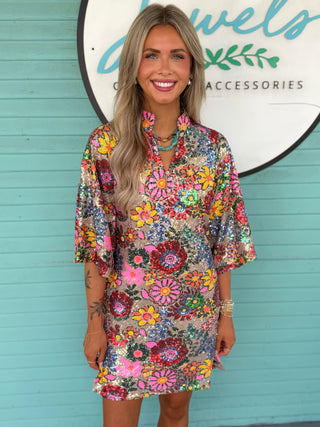 (BuddyLove) The Millie Floral Dress-Multi