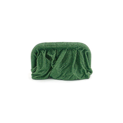 green sparkle clutch 