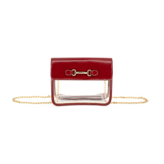 The Rachel Clear Bag-Burgundy
