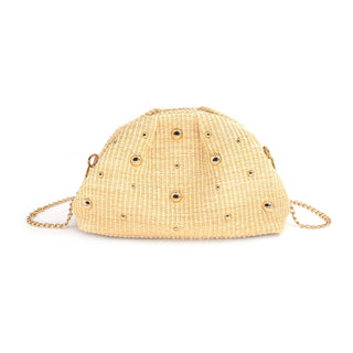 The Isabella Clutch- Natural