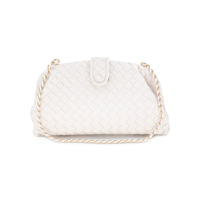 The Opal Woven Clutch