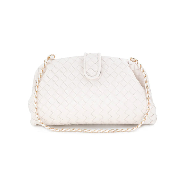 The Opal Woven Clutch