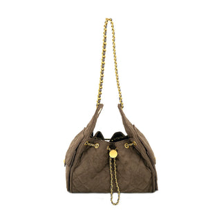 The Amelie Suede Bag-Chocolate