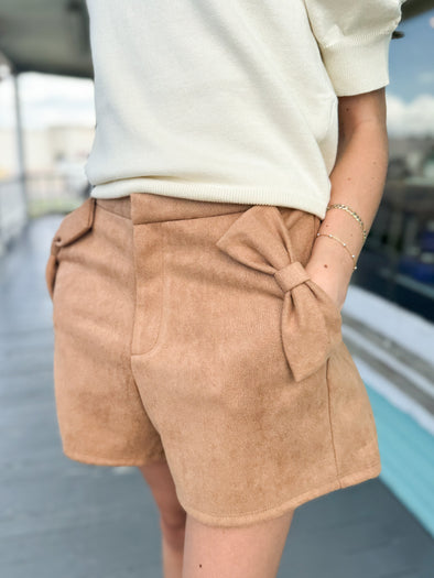 THML suede shorts 