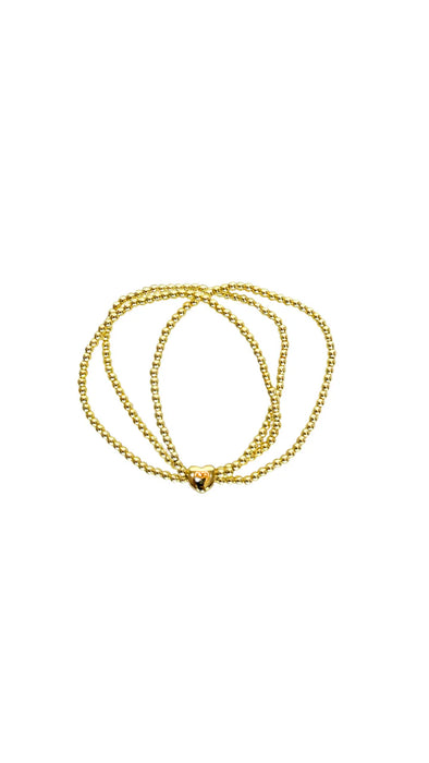 The Kenna Heart Bracelet-Gold