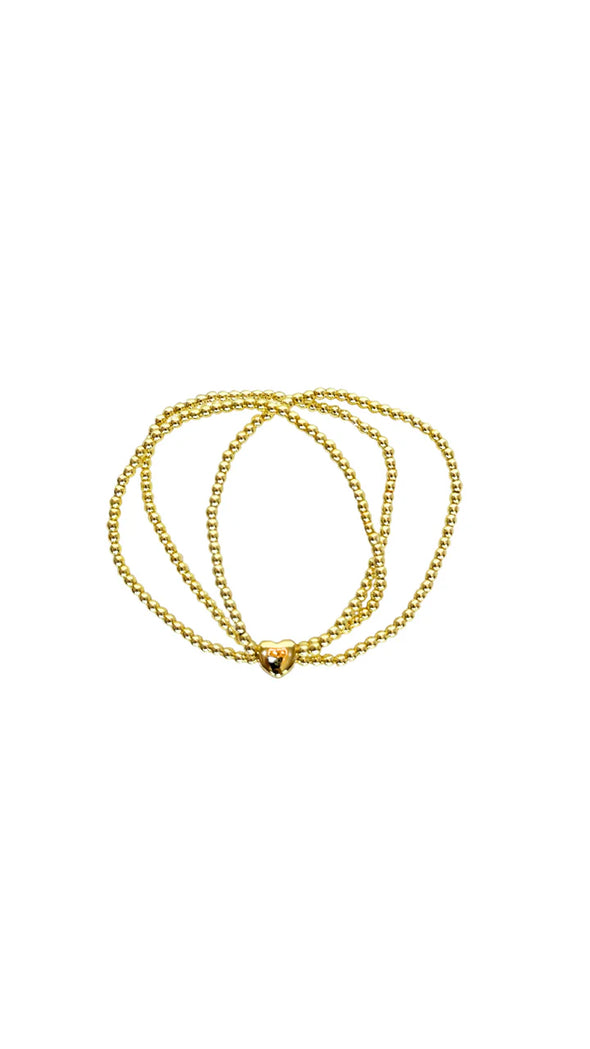 The Kenna Heart Bracelet-Gold