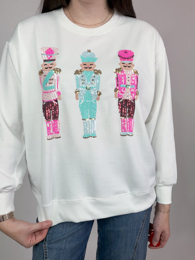 The Sarah Three Nutcracker Sweatshirt