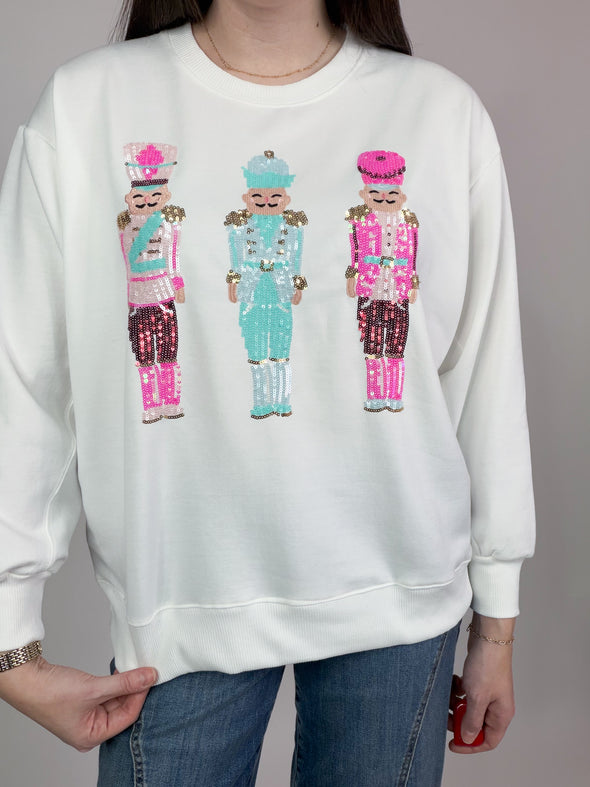 The Sarah Three Nutcracker Sweatshirt