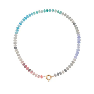 The Nathan Colorful Stone Necklaces-Multi