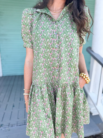 The Skyler Dress-Olive