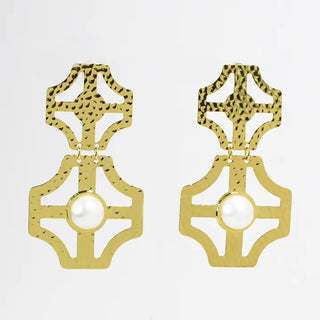 The Stacey Bubble Earring-Pearl